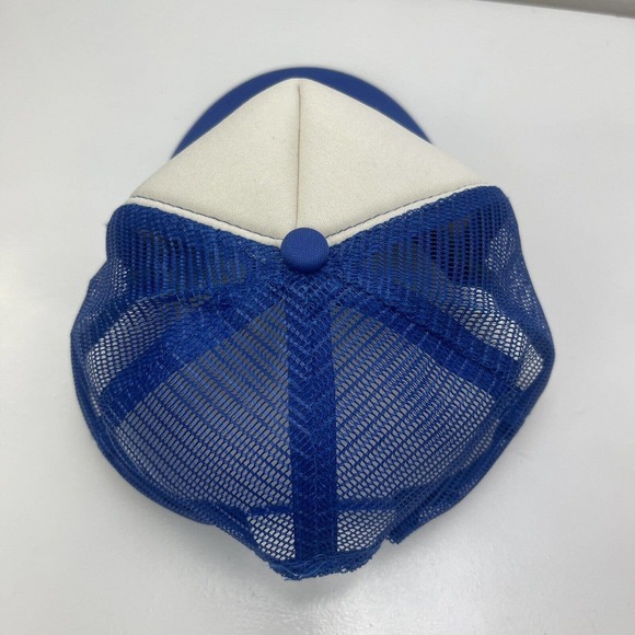 Mystic Trucker Hat Cap Blue White SnapBack Adjustable Mesh Back - Picture 9 of 12